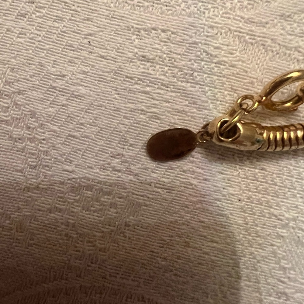 Pendant Necklace gold teardrop - Picture 2 of 5